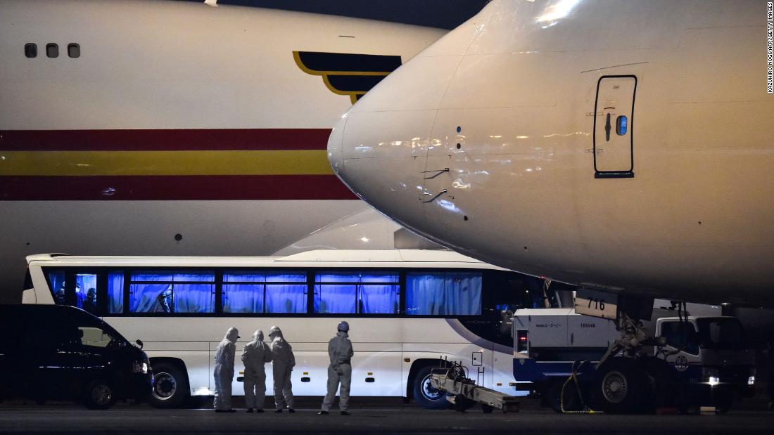 Buses carrying American passengers arrive at the Haneda Airport in Tokyo on February 17. The passengers &lt;a href=&quot;https://www.cnn.com/2020/02/17/health/diamond-princess-american-evacuees-flight/index.html&quot; target=&quot;_blank&quot;&gt;were leaving the quarantined Diamond Princess cruise ship&lt;/a&gt; to be repatriated to the United States.