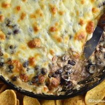 Easy Hot Chili Cheese Dip Recipe | shewearsmanyhats.com